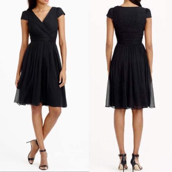 J. Crew Dresses & Skirts - J.Crew Mirabelle Silk Chiffon dress Sz 10P